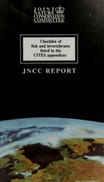 Checklist of fish and invertebrates listed in the CITES appendices 1995_cover
