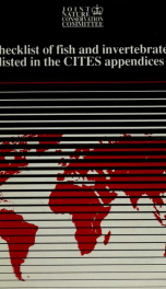 World Checklist of Fish and Invertebrates Listed in the CITES Appendices 1993_cover