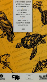 Annotated CITES Appendices and Reservations 1998_cover