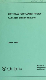 Smithville PCB cleanup project : TAGA 6000 survey results, report_cover