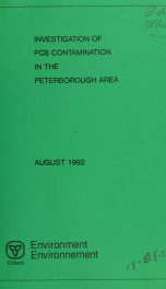 Investigation of PCB contamination in the Peterborough area : report_cover