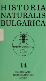 Historia naturalis bulgarica v.14 (2002)_cover