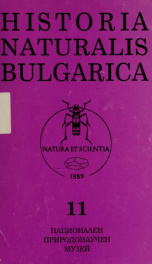 Historia naturalis bulgarica v.11 (2000)_cover