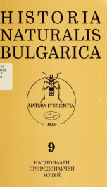 Historia naturalis bulgarica v.9 (1998)_cover