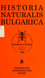 Historia naturalis bulgarica v.8 (1997)_cover