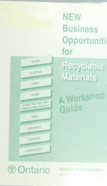 New Business Opportunities for Recycable Materials - a Workshop Guide_cover