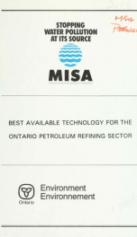 Best available technology for the Ontario petroleum refining industry : report_cover