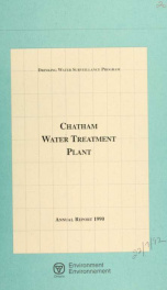 Chatham Water Treatment Plant--Drinking Water Surveillance Program, annual report 1990_cover