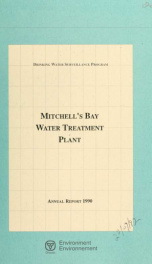 Mitchell's Bay Water Treatment Plant--Drinking Water Surveillance Program, annual report 1990_cover