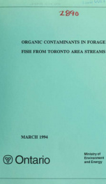 Organic contaminants in forage fish from Toronto area streams : report_cover