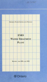 Emo DWSP Water Treatment Plant 1991 and 1992_cover