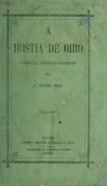 A hostia de oiro : poema heroi-comico_cover