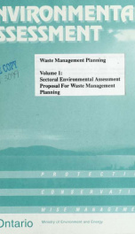 Waste management planning 1, pt.1_cover