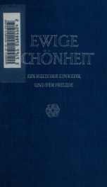 Ewige Schönheit : ein Buch der Einkehr und der Freude_cover