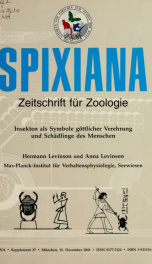 Spixiana no. 27 (2001)_cover