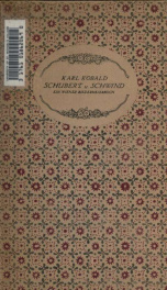Schubert und Schwind; ein Wiener biedermeierbuch_cover