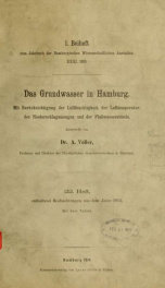 Jahrbuch der hamburgischen Wissenschaftlichen Anstalten jahrg. 31, beiheft 1 (1913)_cover