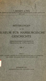 Jahrbuch der hamburgischen Wissenschaftlichen Anstalten jahrg. 30, beiheft 7, teil 2 (1912)_cover