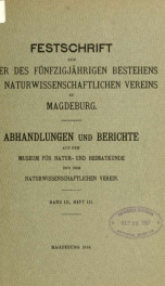 Abhandlungen und Berichte bd. 3 heft 3 (1919)_cover