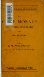 La crise morale des temps nouveaux_cover