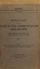 Jahrbuch der hamburgischen Wissenschaftlichen Anstalten jahrg. 36, beiheft 6 (1918)_cover