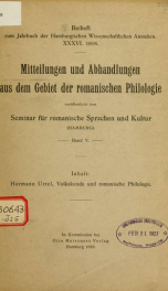 Jahrbuch der hamburgischen Wissenschaftlichen Anstalten jahrg. 36. beiheft 8 (1918)_cover