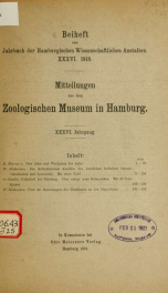 Jahrbuch der hamburgischen Wissenschaftlichen Anstalten jahrg. 36, beiheft 2 (1918)_cover