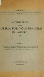 Jahrbuch der hamburgischen Wissenschaftlichen Anstalten jahrg. 35, beiheft 8 (1817)_cover