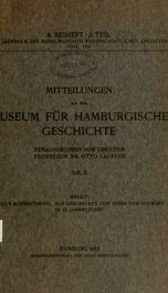 Jahrbuch der hamburgischen Wissenschaftlichen Anstalten jahrg. 29, beiheft 8 (1911)_cover