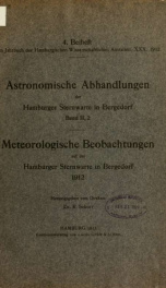 Jahrbuch der hamburgischen Wissenschaftlichen Anstalten jahrg. 30, beiheft 4 (1912)_cover