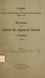 Jahrbuch der hamburgischen Wissenschaftlichen Anstalten jahrg. 34, beiheft 3 (1916)_cover