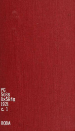 Revoluní trilogie, 1907-1909_cover