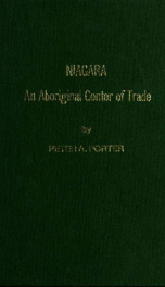 Niagara, an aboriginal centre of trade_cover