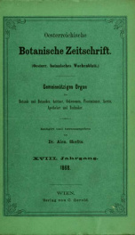 Oesterreichische botanische Zeitschrift v.18 1868_cover