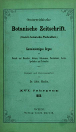 Oesterreichische botanische Zeitschrift v.16 1866_cover