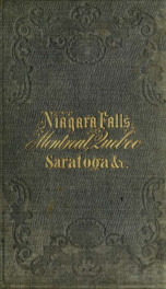 The Ontario and St. Lawrence Steamboat Company's hand-book for travelers to Niagara Falls, Montreal and Quebec, and through Lake Champlain to Saratoga Springs_cover