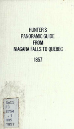 Hunter's panoramic guide from Niagara Falls to Quebec_cover