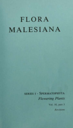 Flora Malesiana v.10 pt.3_cover