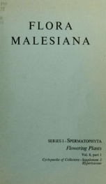 Flora Malesiana v.8 pt.1_cover