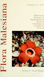 Flora Malesiana v.13_cover