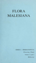 Flora Malesiana v.12 pt.1_cover