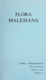 Flora Malesiana v.11_cover