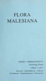 Flora Malesiana v.11 pt.2_cover