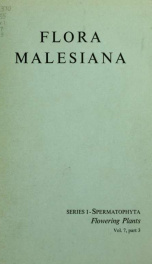 Flora Malesiana v.7 pt.3_cover