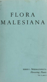 Flora Malesiana v.6 pt.6_cover