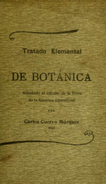 Tratado elemental de botánica : adaptado al estudio de la flora de la América equinoccial_cover