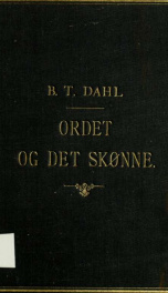 Ordet og det skønne: studier_cover