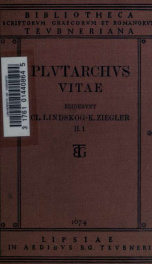 Vitae parallelae; recognoverunt Cl. Lindskog et K. Ziegler 2_cover