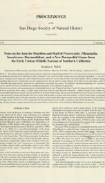 Proceedings of the San Diego Society of Natural History no.34 (1998)_cover