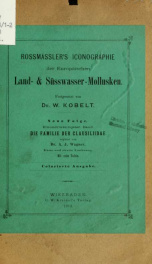 Iconographie der Land- und Süsswasser-Mollusken n.s. bd. 21, lfg. 1-2 (1913)_cover